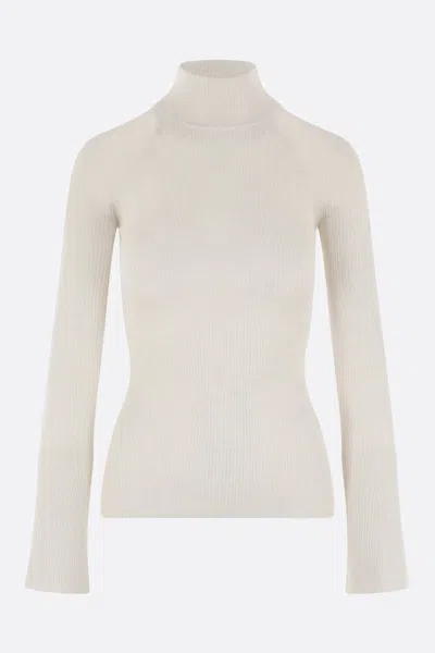 Sa Su Phi Ribbed-knit Jumper In Neutral