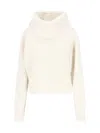 Sa Su Phi High-neck Ribbed Knit Sweater In White