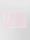 Sa Su Phi Ribbed-knit Zip-fastening Neckwarmer Scarf In Pink