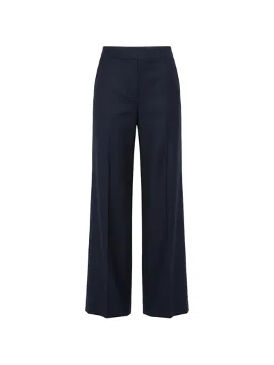 Sa Su Phi Tuxedo Pressed-crease Trousers In Blue