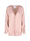 Sa Su Phi Cardigan In Misto Seta In Pink