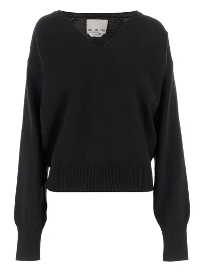 SA SU PHI V-NECK CASHMERE SWEATER