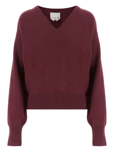 SA SU PHI V-NECK CASHMERE SWEATER