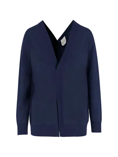 Sa Su Phi V-neck Sweater In Blue