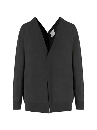 Sa Su Phi V-neck Sweater In Gray