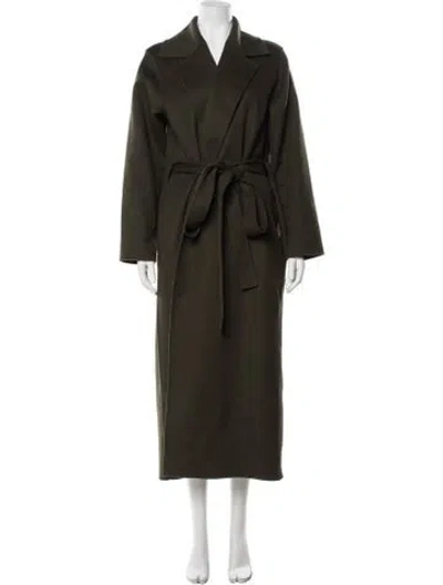 Pre-owned Sa Su Phi Virgin Wool Coat In Green