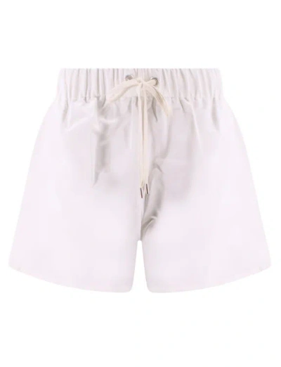 Sa Su Phi White Silk Shorts