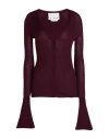 Sa Su Phi Woman Cardigan Burgundy Size 6 Cashmere, Silk In Red