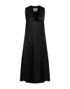 Sa Su Phi Woman Midi Dress Black Size 4 Silk, Viscose