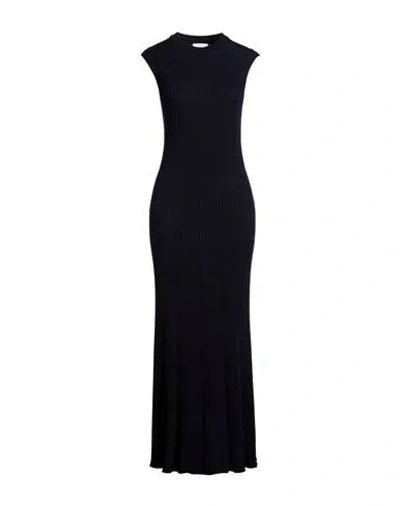 Sa Su Phi Woman Midi Dress Navy Size 8 Cashmere, Silk In Black