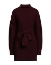 Sa Su Phi Woman Mini Dress Deep Purple Size 4 Cashmere In Burgundy