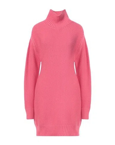Sa Su Phi Woman Mini Dress Fuchsia Size 2 Cashmere In Pink