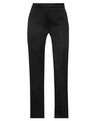 Sa Su Phi Woman Pants Black Size 8 Wool, Silk