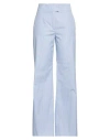 Sa Su Phi Woman Pants Sky Blue Size 6 Cotton