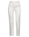Sa Su Phi Woman Pants White Size 4 Wool, Silk In White