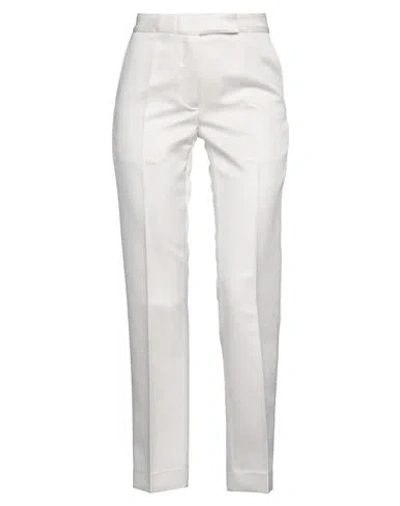 Sa Su Phi Woman Pants White Size 4 Wool, Silk