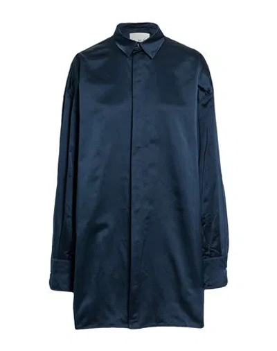 Sa Su Phi Woman Shirt Midnight Blue Size 6 Silk