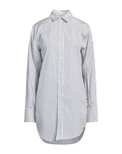Sa Su Phi Striped Cotton Shirt Dress In Multi