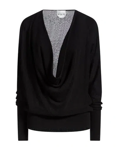 Sa Su Phi Woman Sweater Black Size 2 Cashmere, Silk