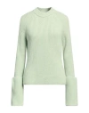Sa Su Phi Woman Sweater Light Green Size 8 Cashmere In Green