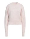 Sa Su Phi Woman Sweater Light Pink Size 4 Mohair Wool, Polyamide, Wool In Pink