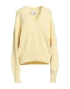 Sa Su Phi V-neck Chunky-knit Jumper In Yellow