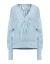 Sa Su Phi Woman Sweater Sky Blue Size 0 Cashmere