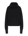 Sa Su Phi Woman Turtleneck Black Size 6 Wool, Cashmere