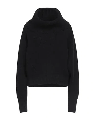 Sa Su Phi Woman Turtleneck Black Size 2 Wool, Cashmere