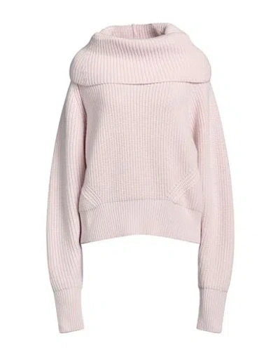 Sa Su Phi Woman Turtleneck Pink Size 4 Wool, Cashmere