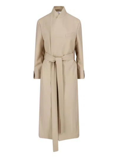 Sa Su Phi Wool Jacket "lauren" In Neutral
