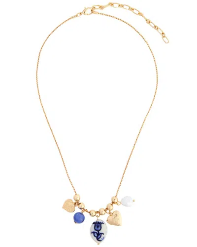 Saachi 14k Mixed Charm Necklace