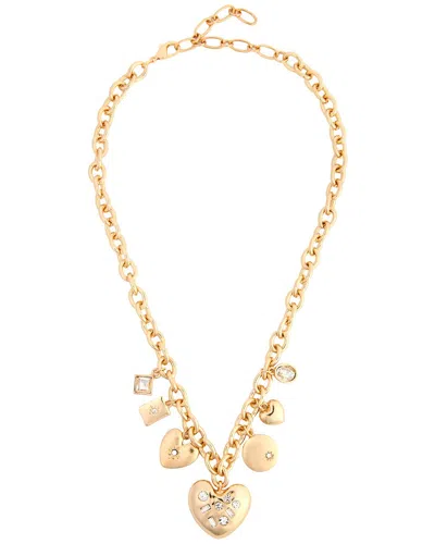 Saachi 14k Multi Charm Necklace In Orange