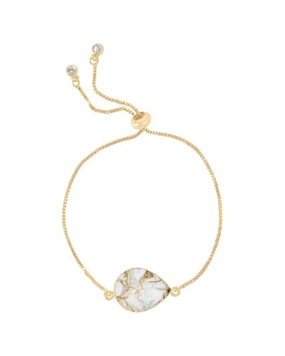 SAACHI SAACHI 18K PLATED MOJAVE TURQUOISE BRACELET