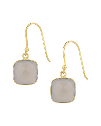 Saachi 18k Plated Moonstone Earrings In Gold