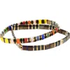 Saachi Rainbow Bead Stretchable Bracelet