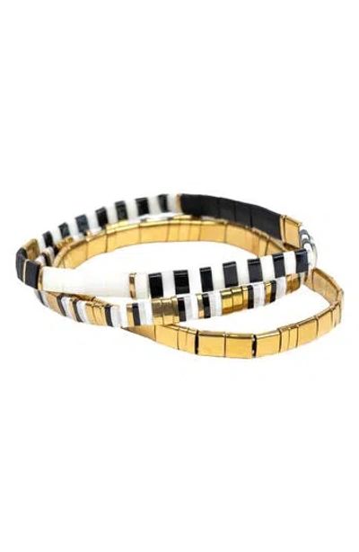 Saachi 3-pack Stretch Bracelets