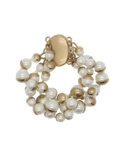 Saachi 8-12mm Half Moon Bracelet In Multi