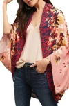 Saachi Abstract Floral Print Topper In Multi