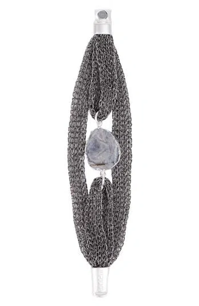 Saachi Agate Stone Chain Bracelet