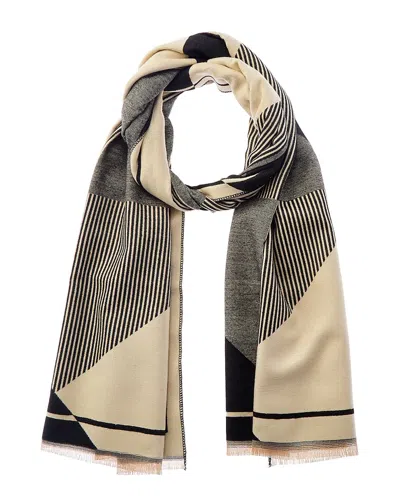 Saachi All About The Angles Reversible Scarf In Neutral