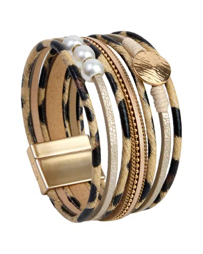 Saachi Animal Print Bracelet In Pattern