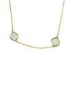 Saachi Aqua Drop Necklace In Brown