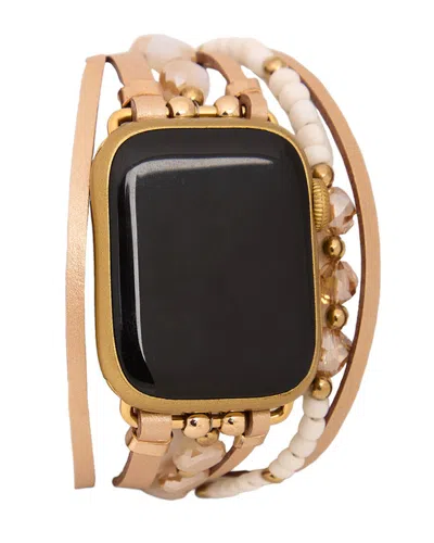 SAACHI SAACHI BEADED DREAM LEATHER WATCH BAND