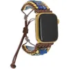 Saachi Bohemian Mixed Stone Apple Watch® Watchband In Gold