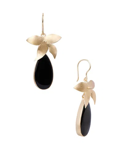 SAACHI SAACHI BOTANICAL TEARDROP EARRINGS
