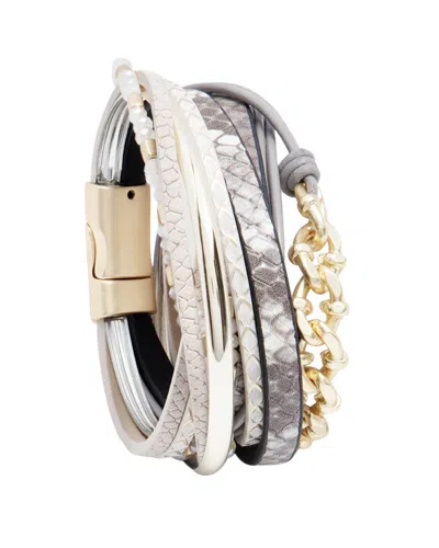 Saachi Bracelet In Metallic