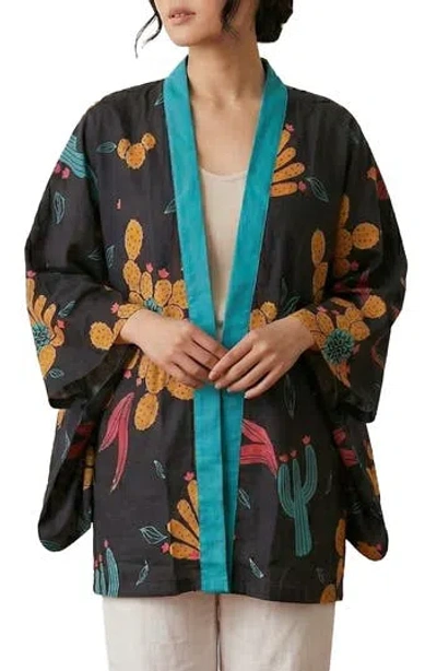 Saachi Cactus Short Topper In Black