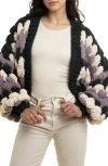Saachi Camilla Open Front Crop Cardigan In Multi