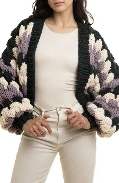 Saachi Camilla Open Front Crop Cardigan In Multi